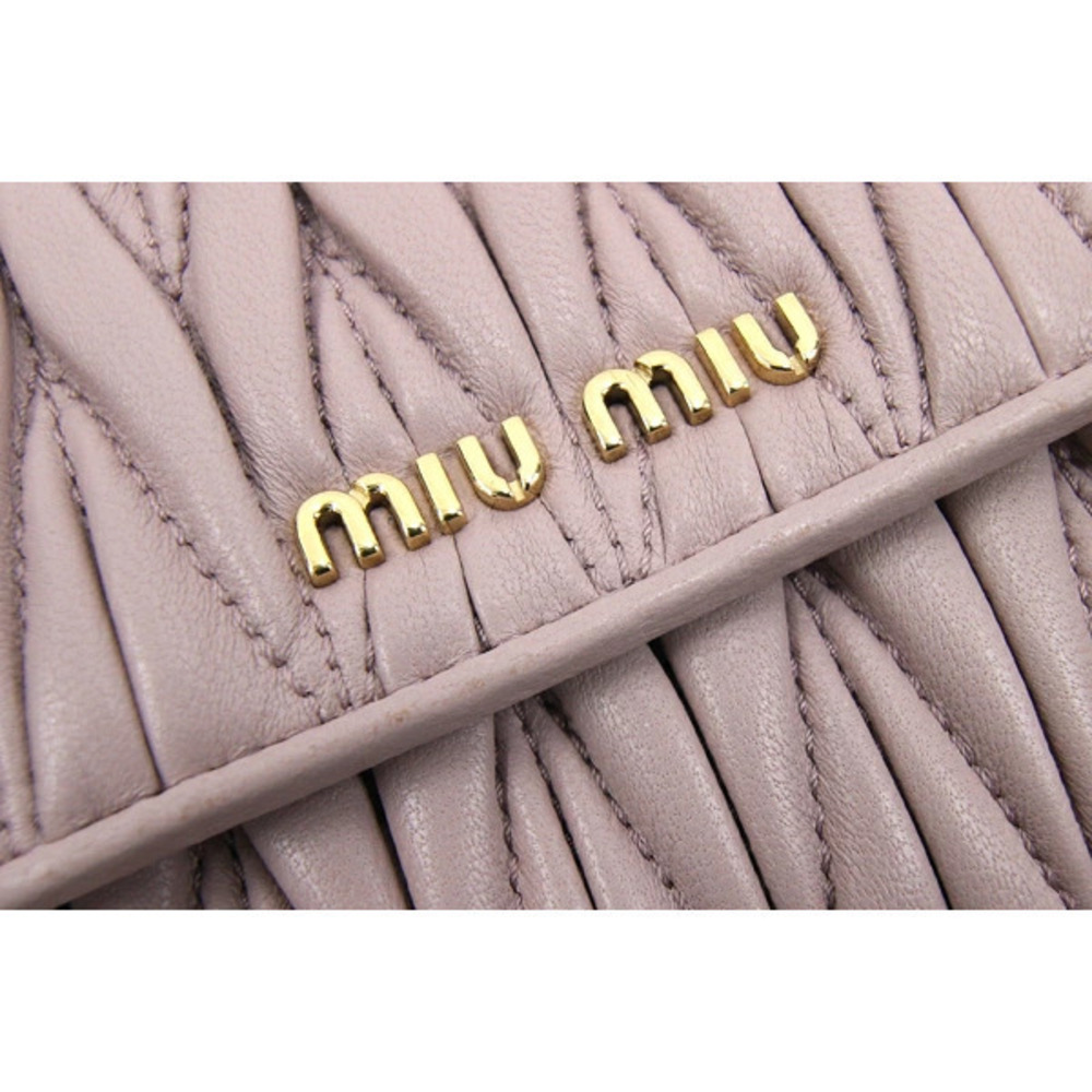 Miu Miu wallet pink Matelasse nappa leather - Picture 6 of 8